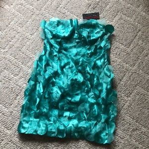 Green Strapless Dress New